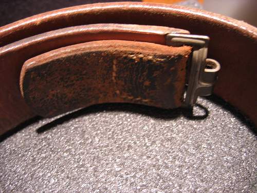 belt &amp; buckle from US navy vet family