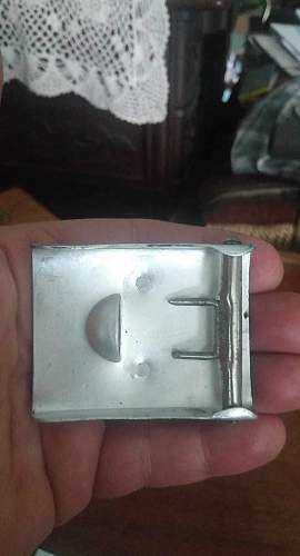 Left facing aluminum buckle 2 piece welded NEED OPINIONS PLEASE
