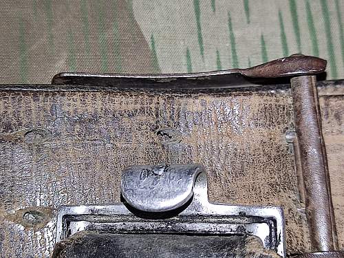 HEER buckle manufacturer identification mid-war