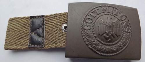 Wehrmacht Heer buckle Makers