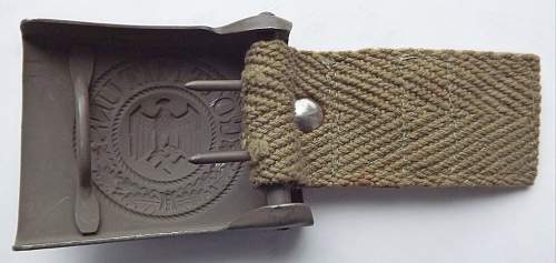 Wehrmacht Heer buckle Makers