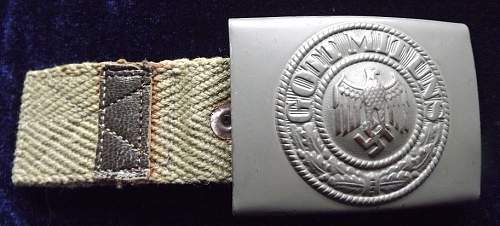 Wehrmacht Heer buckle Makers