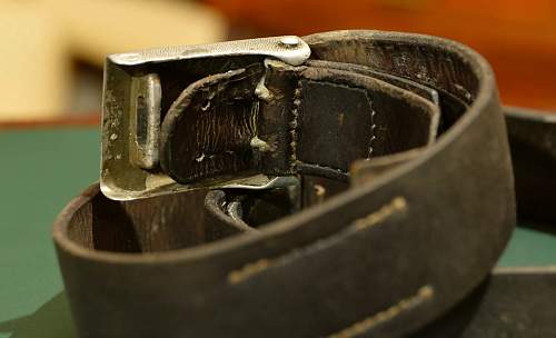 Heer belt with buckle