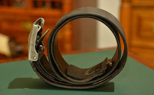 Heer belt with buckle