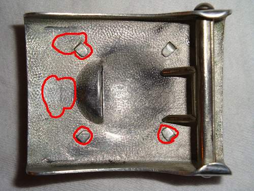 Right facing eagle early buckles