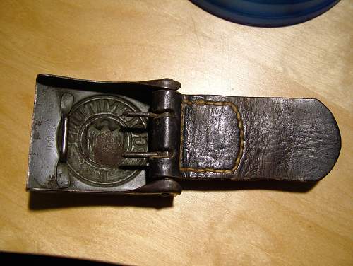 Steel Heer Dranseld Buckle with tab