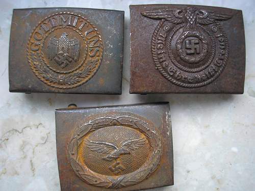 Luft, Heer &amp; SS buckles for your opinions