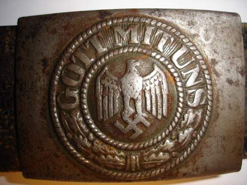 M4 Gott mit uns buckle authenticity