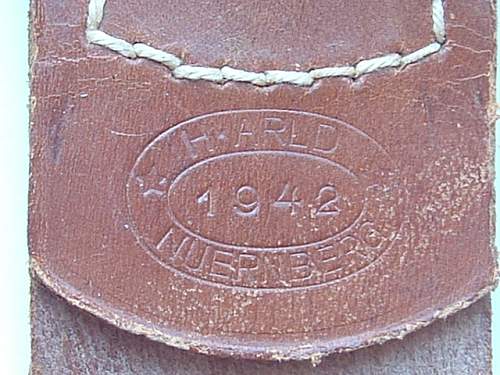 Belt end stamp: help with identification?