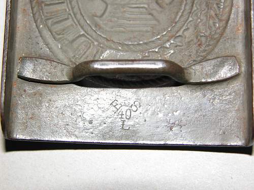 1940 - Year of Change - 2 Heer buckles &amp; belts.