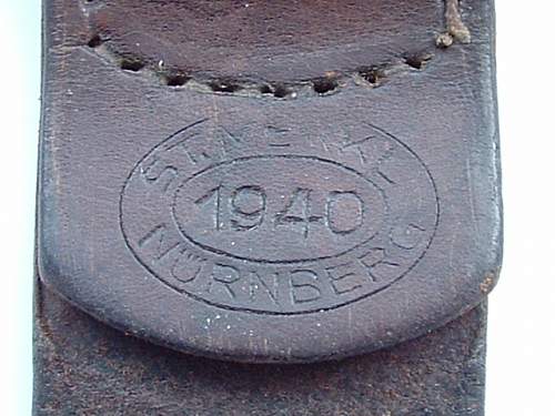 1940 - Year of Change - 2 Heer buckles &amp; belts.