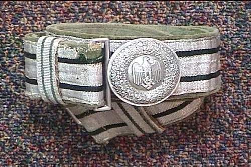 Heer parade belt