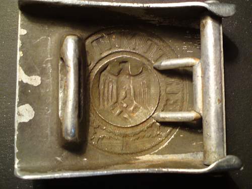 Wehrmacht aluminium buckle