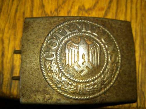 gott mit uns belt buckle