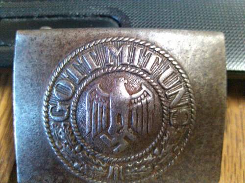 gott mit uns belt buckle