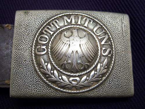 Unit marked Reichsheer belt and buckle