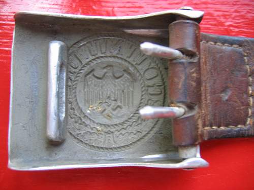 Heer Buckle &amp; Belt set - 1937 dated E. Schneider