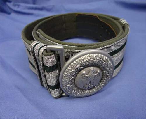 Thoughts on this Heer Officers Belt and Buckle