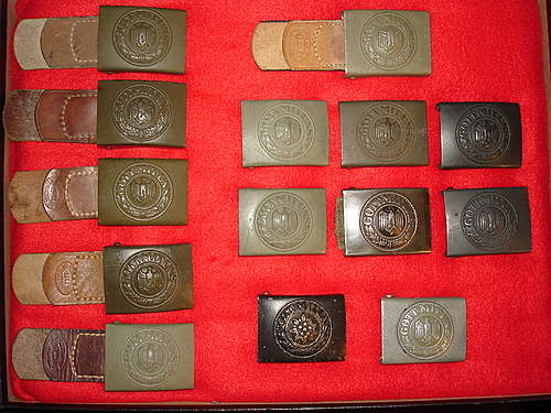 Some of my Heer Buckles