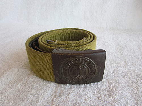 Late War/Tropical Web belt and Buckle opinion