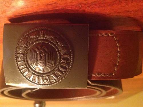 Could someone tell me what they know about this german belt buckle and belt?