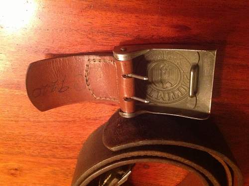 Could someone tell me what they know about this german belt buckle and belt?