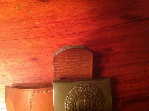 Could someone tell me what they know about this german belt buckle and belt?