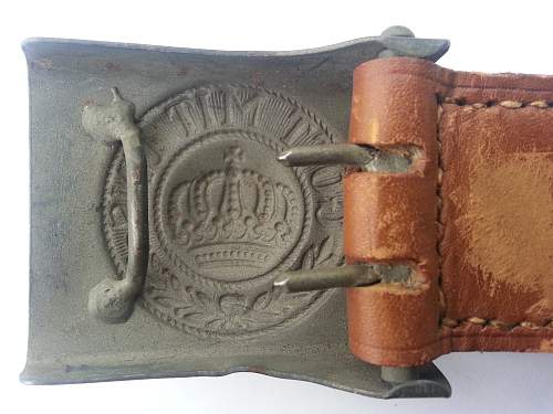 Late WW1 Heer Prussian Buckle