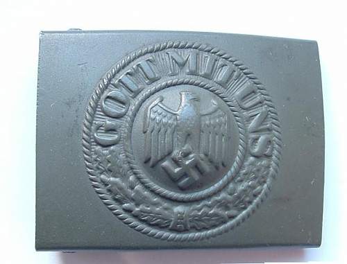 Wehrmacht Heer buckle Makers