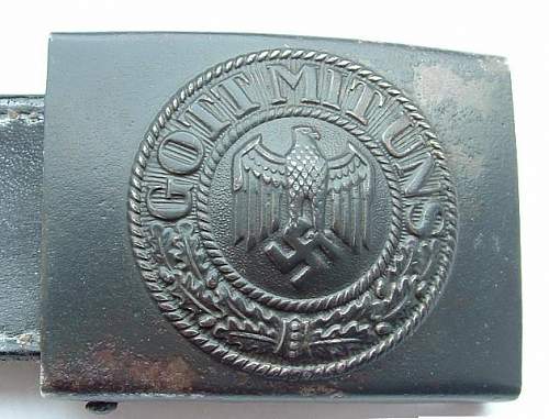 Wehrmacht Heer buckle Makers