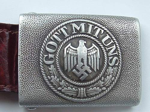 Wehrmacht Heer buckle Makers