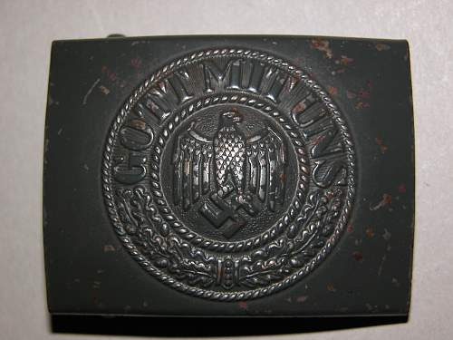 Heer buckle: Silver c.t.d. 1943