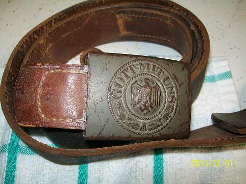 heer buckle with tab recent find