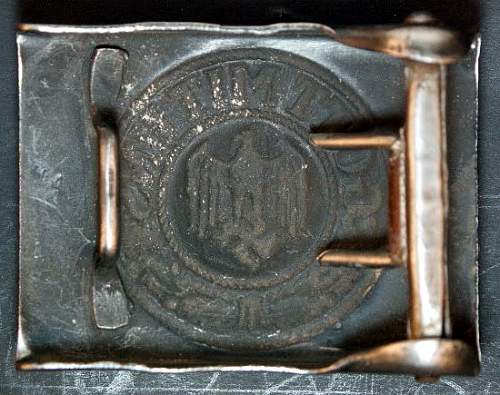 Army buckle W/ H.A.  Marking