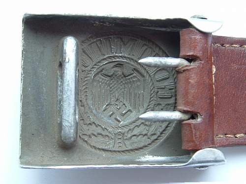 WH Aluminium Belt Buckle with tab ID
