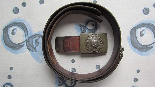 Heer belt and buckle H. Aurich 1941