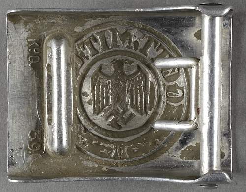 1937 dated klein und quenzer buckle