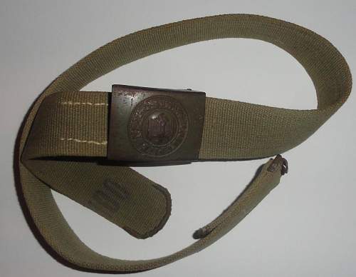 Tropical NCO Belt and Buckle