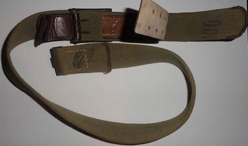 Tropical NCO Belt and Buckle