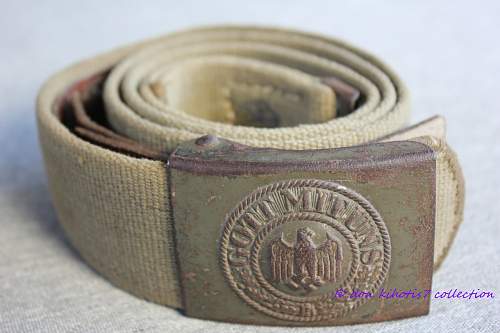 Tropical NCO Belt and Buckle