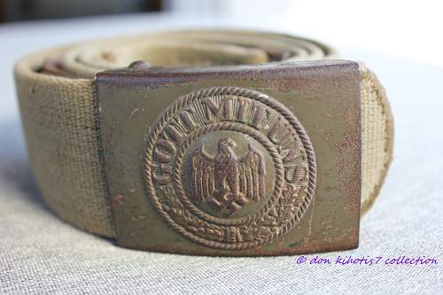 Tropical NCO Belt and Buckle