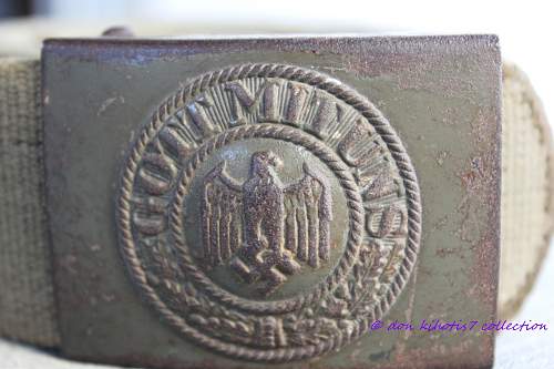 Tropical NCO Belt and Buckle