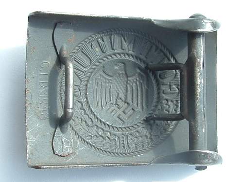 Very nice CTD buckle dated 1943