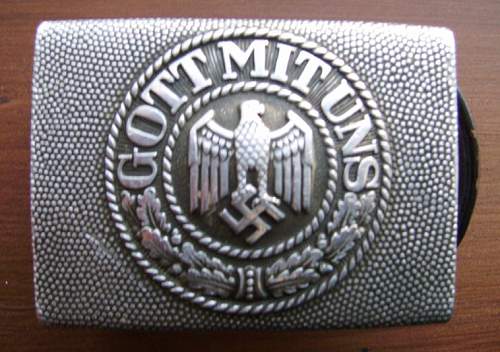 1941 German Gott Mit Uns Belt Buckle