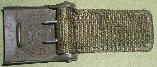 Tropical NCO Belt and Buckle No 2