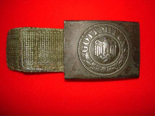 Tropical NCO Belt and Buckle No 2