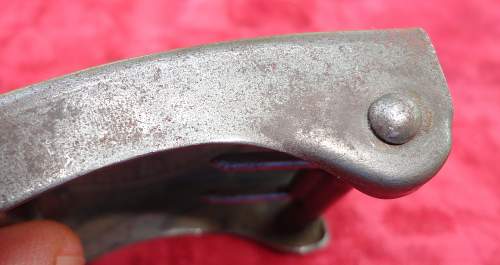 Unmarked Heer Steel Buckle