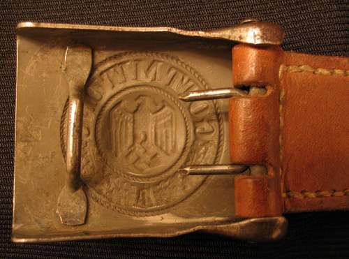 Heer buckle with double stamp