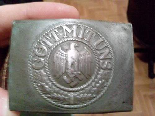 German belt buckle ww2