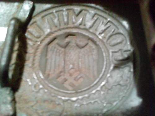 German belt buckle ww2